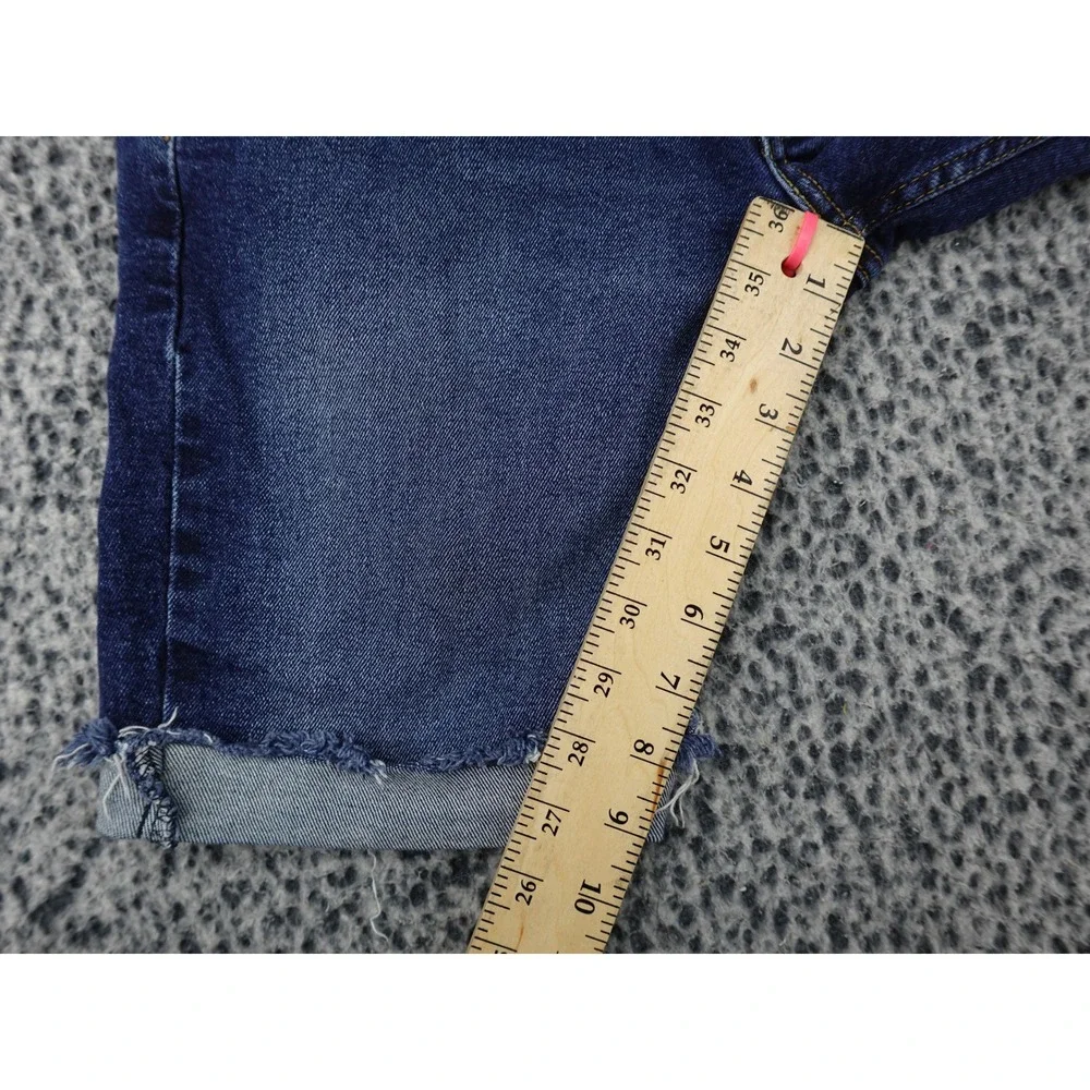 Levis 511 Cutoff Shorts Mens 31 Blue Slim Fit Medium Wash Raw Hem 36555-0326
